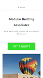 Mobile Screenshot of modularbuildingassociates.com